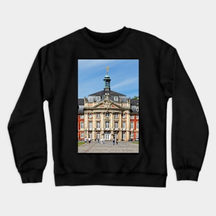 Castle, university, Münster, Westphalia, city Crewneck Sweatshirt